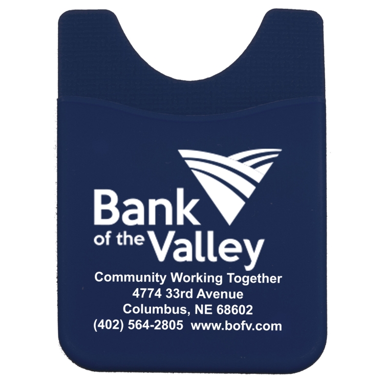 "Banker" Soft Silicone Cell Phone Wallet 14