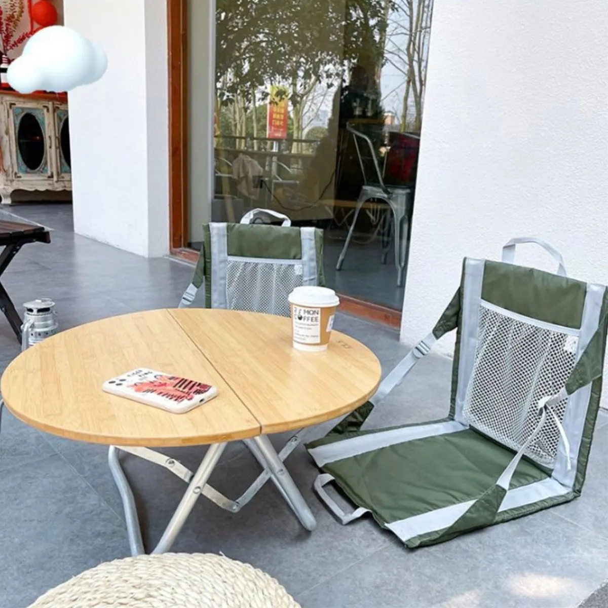 Portable Folding Outdoor Stadium Seat With Adjustable Strap 4