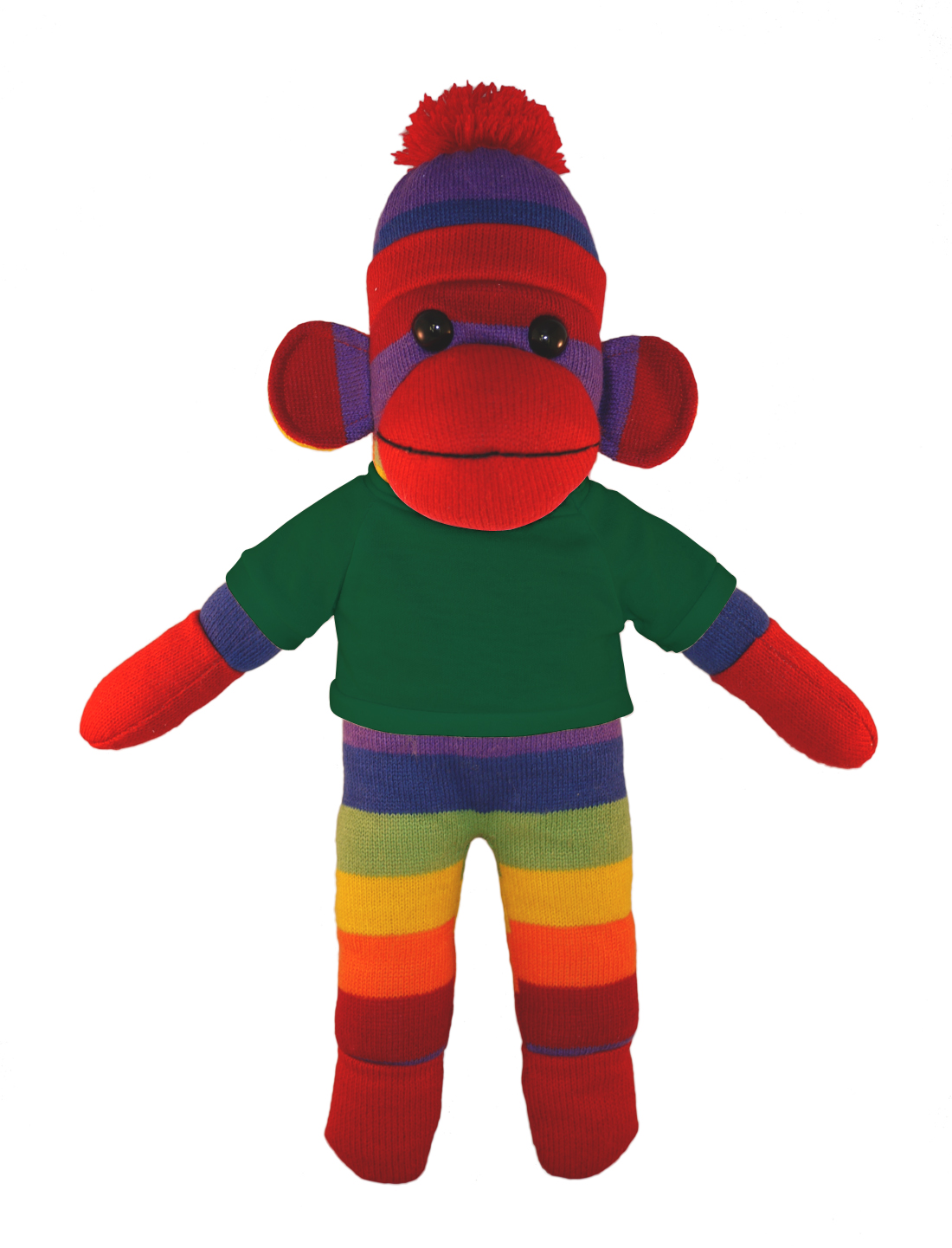 Rainbow Sock Monkey with Tee 18