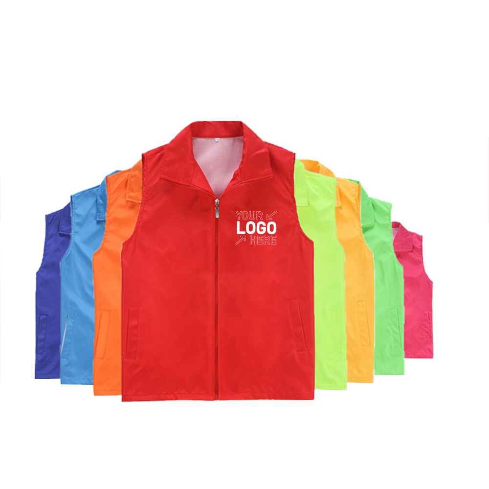 Polyester Unisex Advertising Volunteer Vest 1