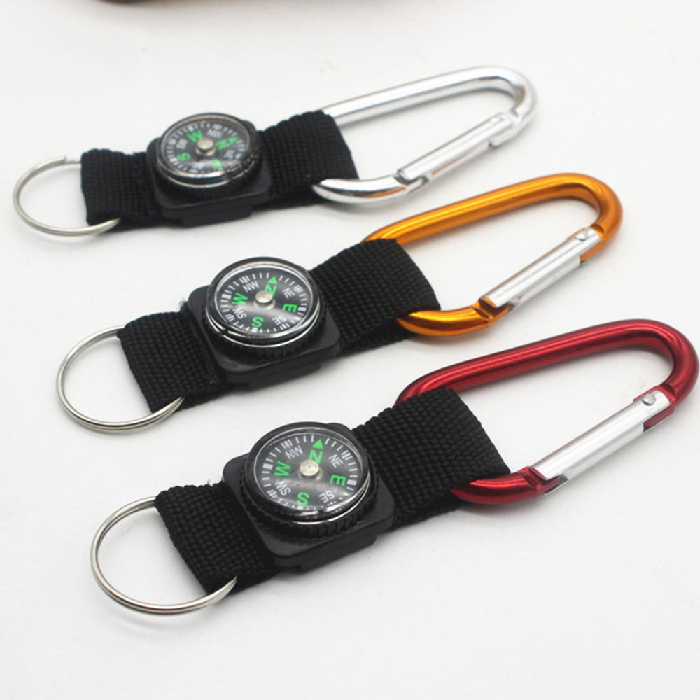 5 Cm Carabiner with Compass 2