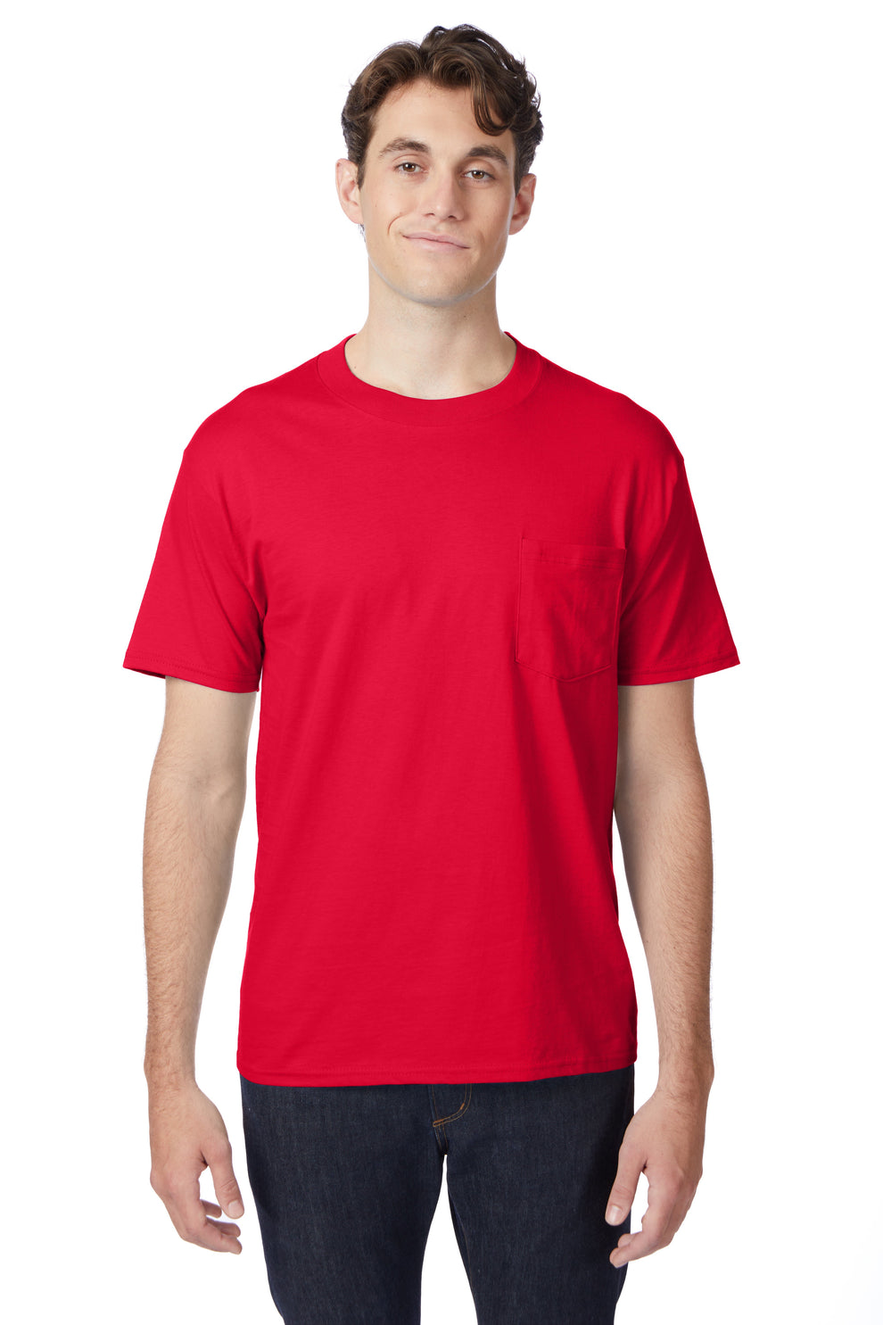 Hanes Beefy-T® T-Shirt with Pocket 12