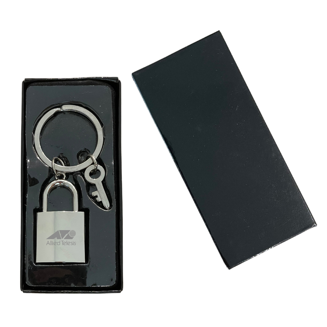 Custom Metal Lock & Key Keychain 4