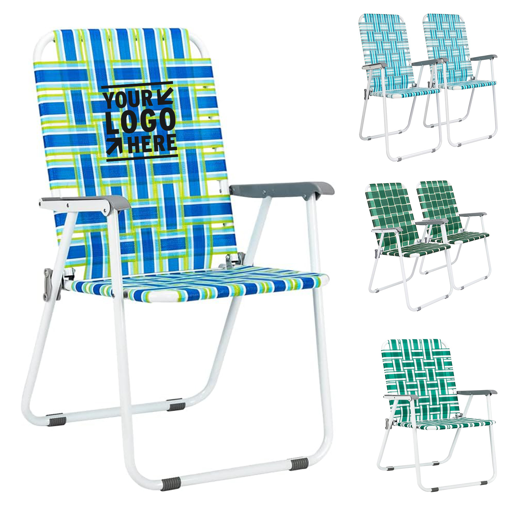 Patio Lawn Webbed Folding Outdoor Beach Portable Camping Chair
2