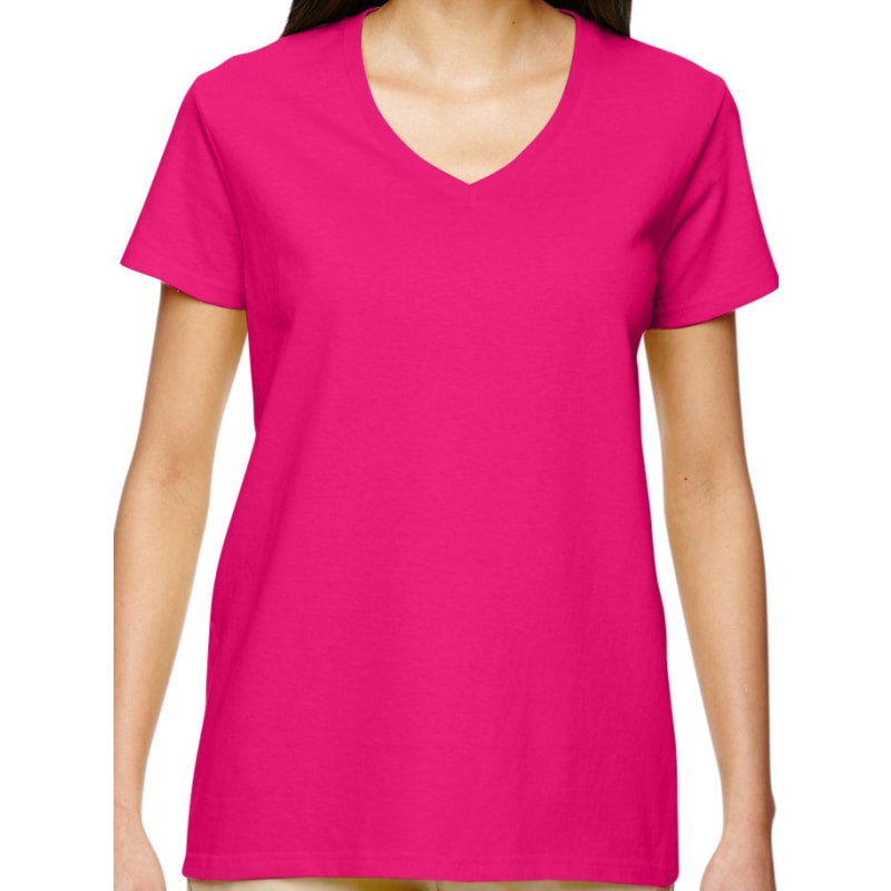 Gildan Heavy Cotton™ Ladies 5.3 Oz. V-Neck T-Shirt 23