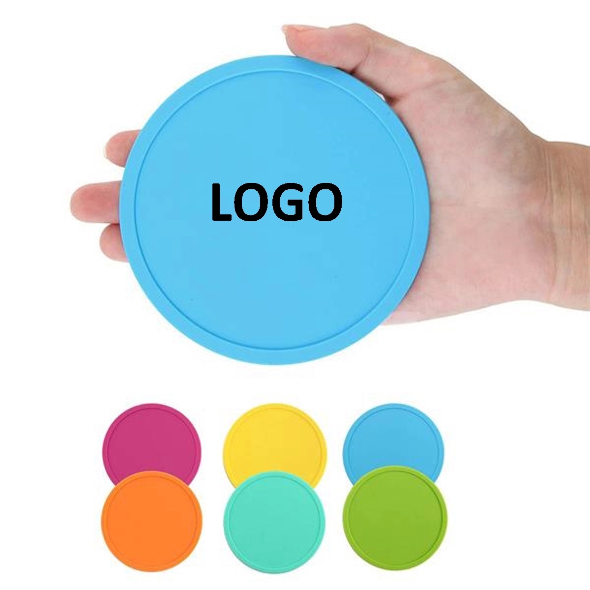 Round Silicone Coaster 2