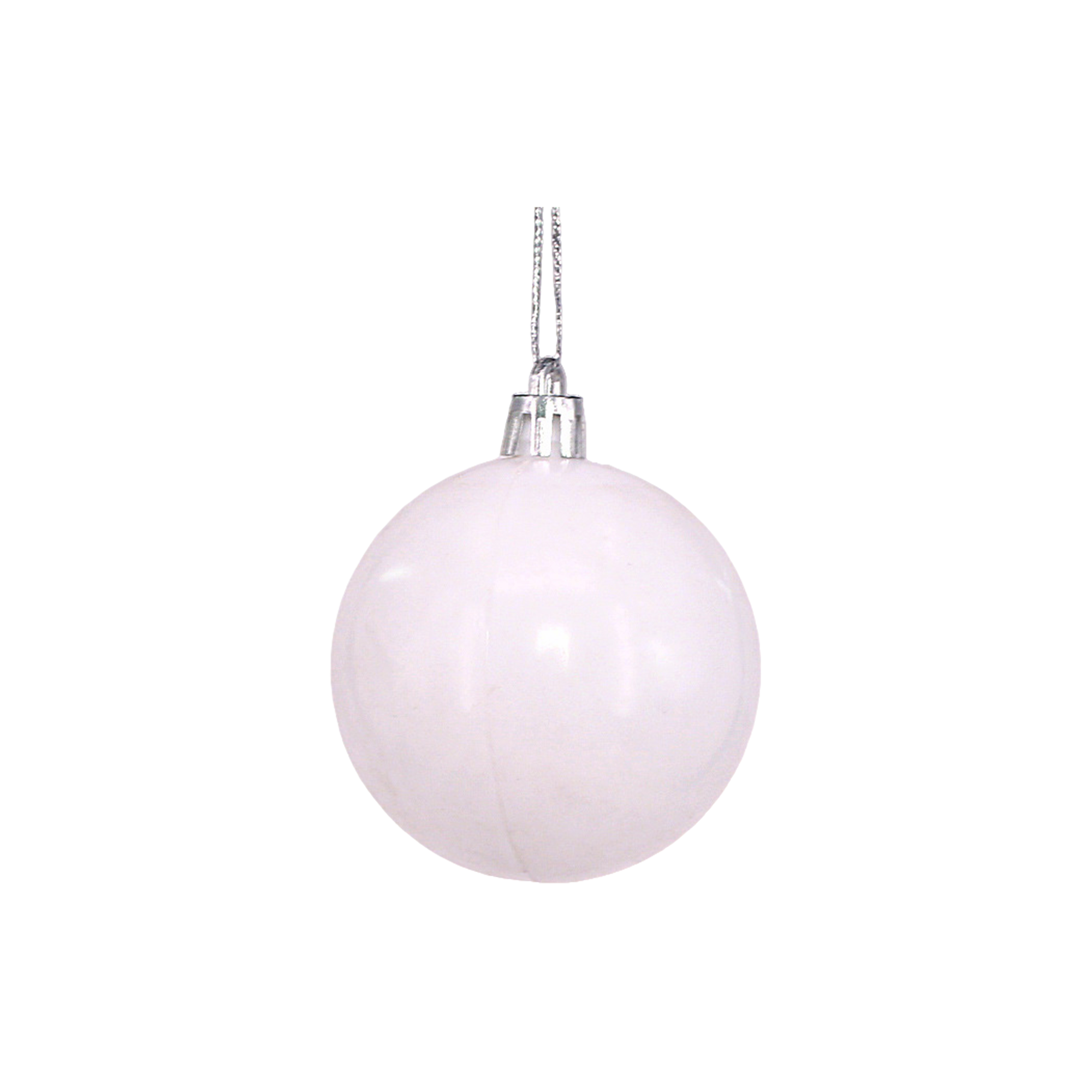 Plastic Ornament Ball With Aluminum Plate 3.2" Diameter 33