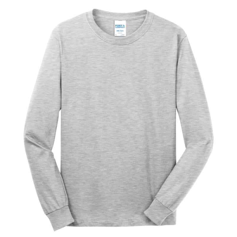 Port & Company - Long Sleeve Core Cotton Tee. 95