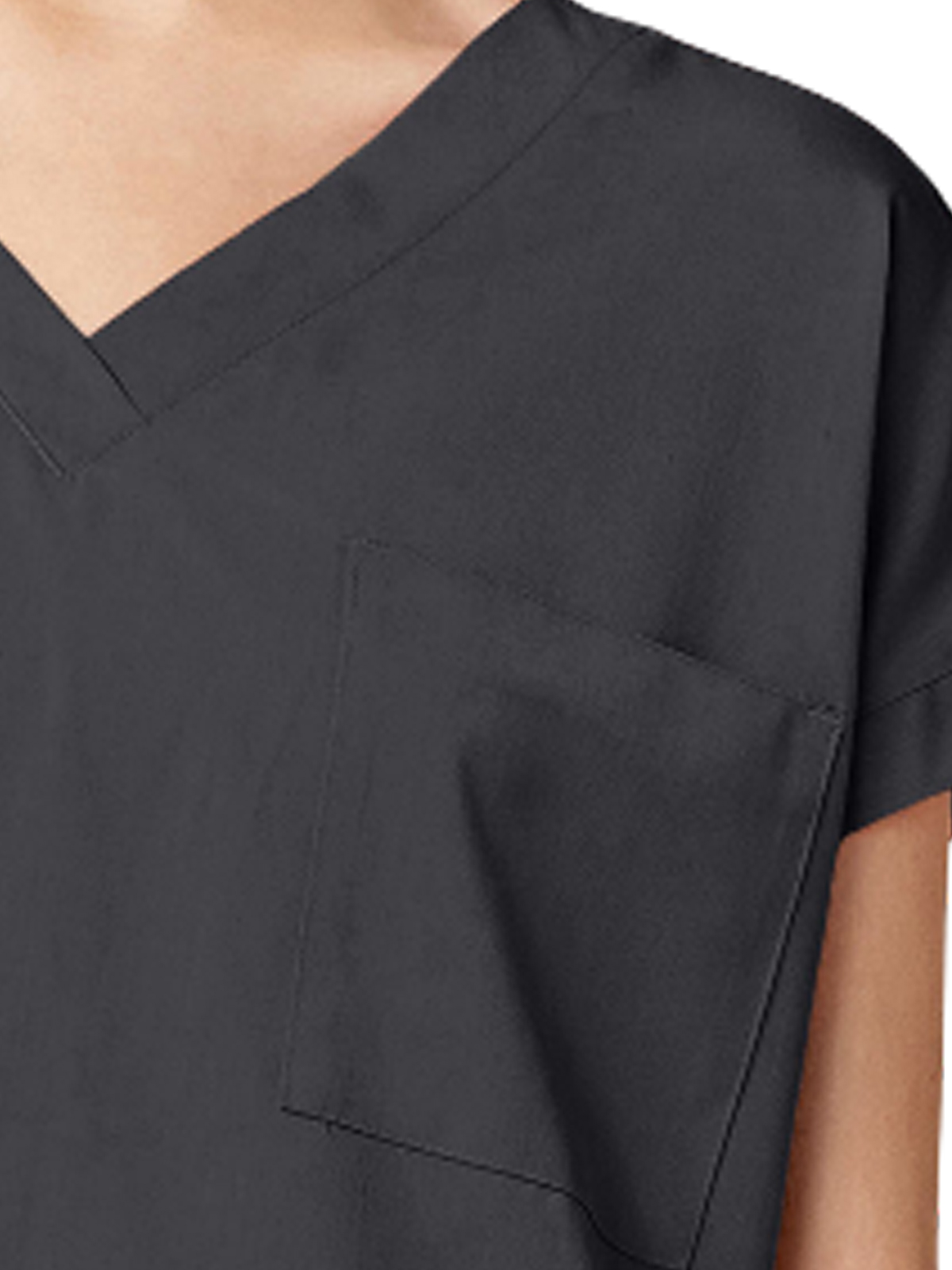 Parkley ABC - Women's Oversized Two-Pocket Dolman REMY V-Neck Top 5