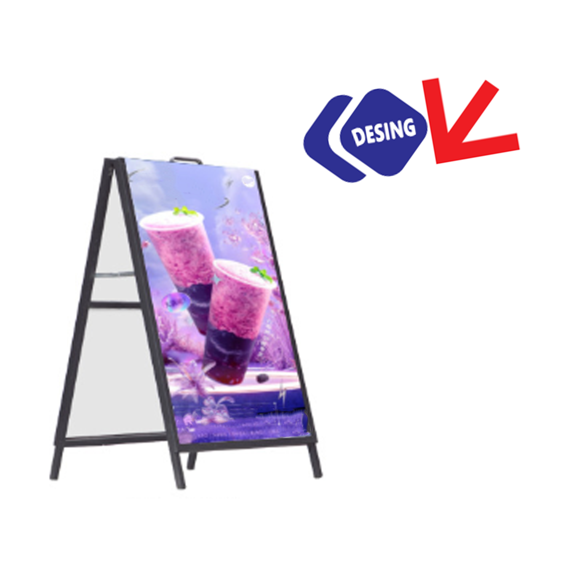 24" x 36" Full Color Deluxe Sandwich Board Display 2