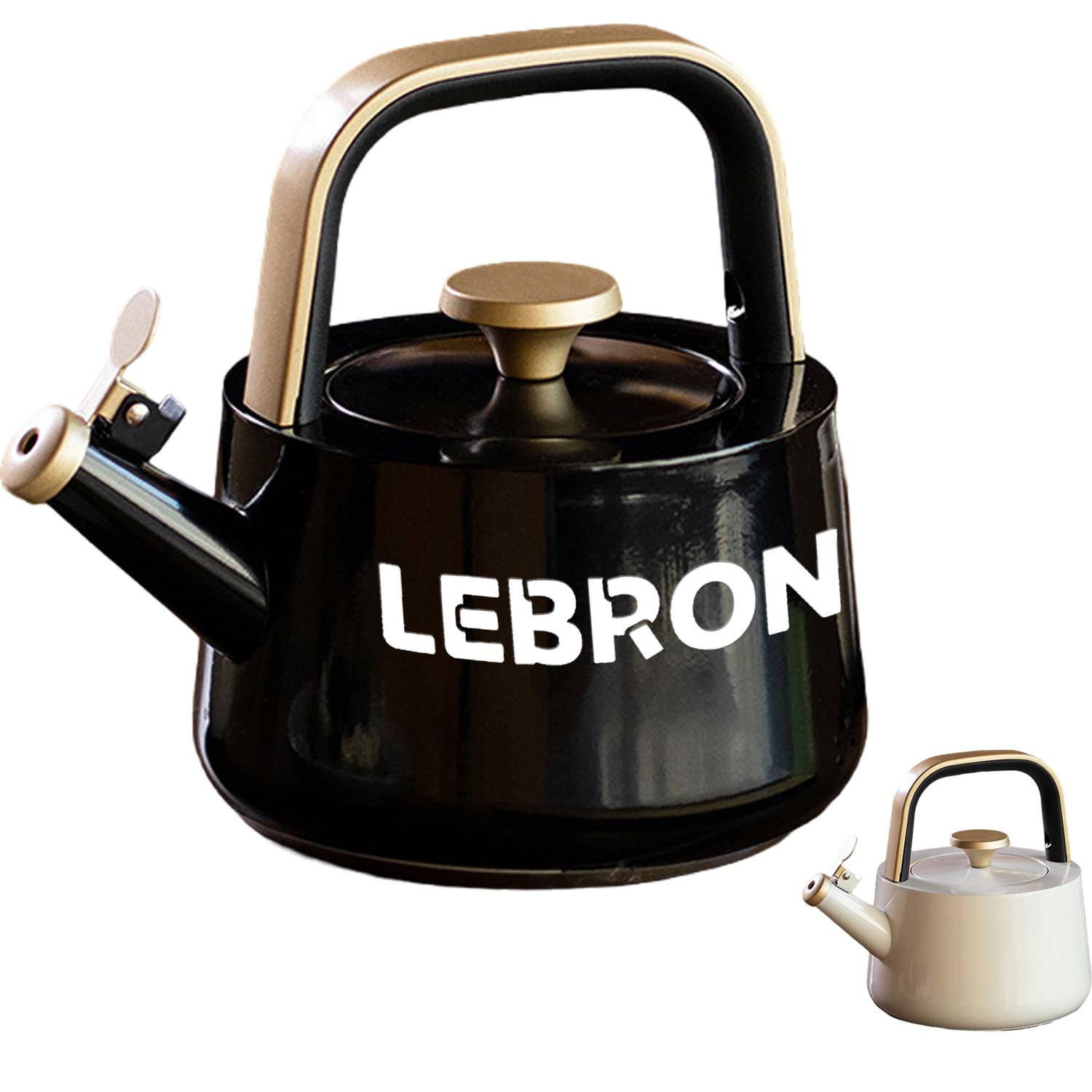 61oz Flat Bottom Stainless Steel Whistling Kettle 7