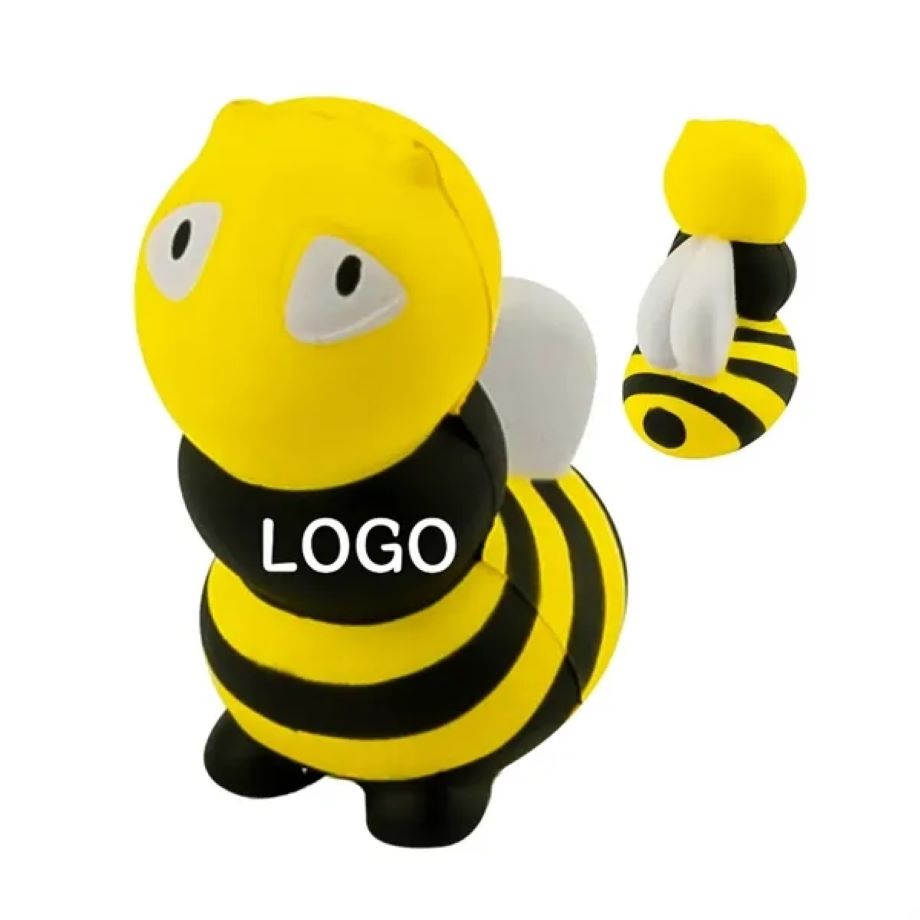 Custom PU Bee Stress Reliever Toys for Teens and Adults 1