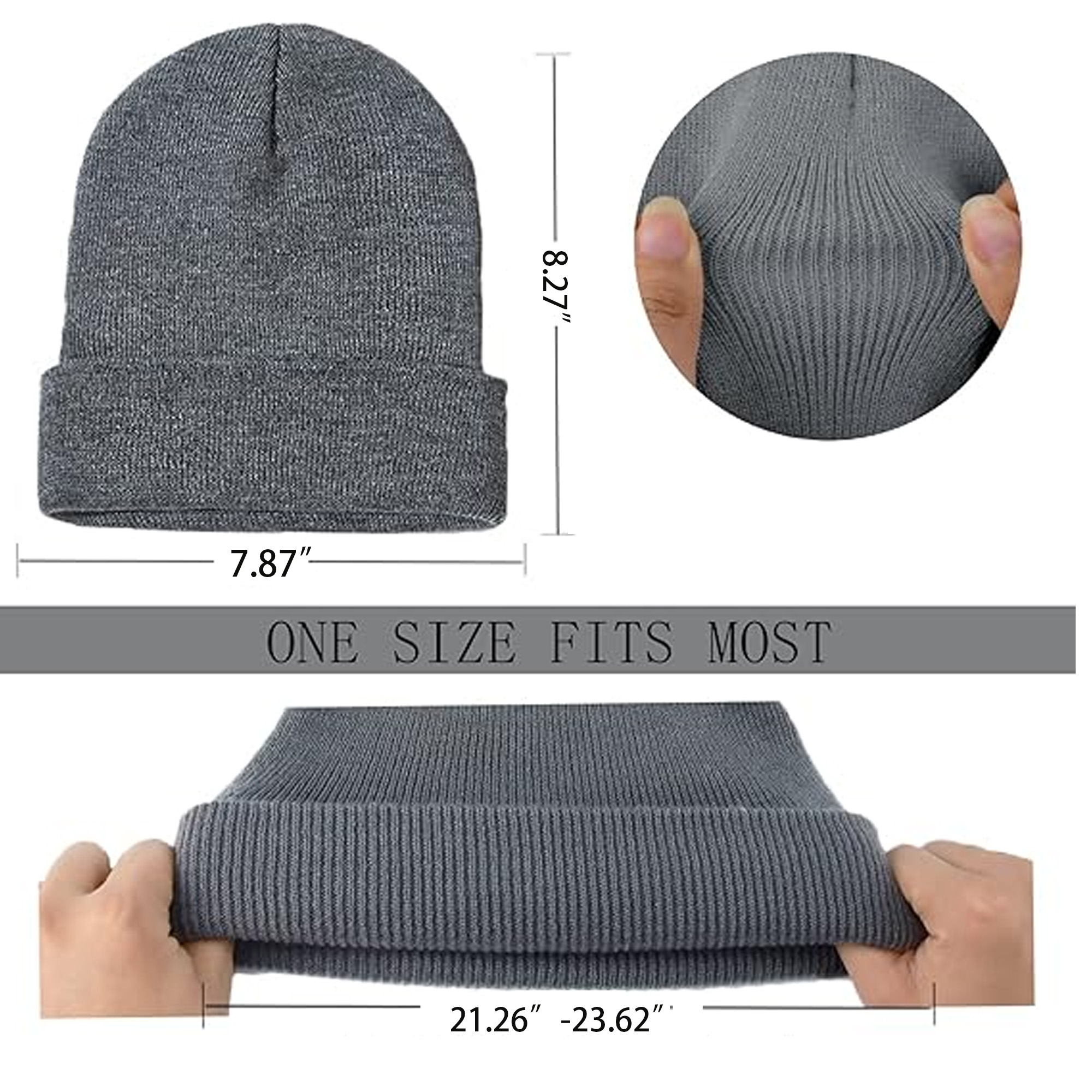 Beanie Hats Winter Knit Caps 3