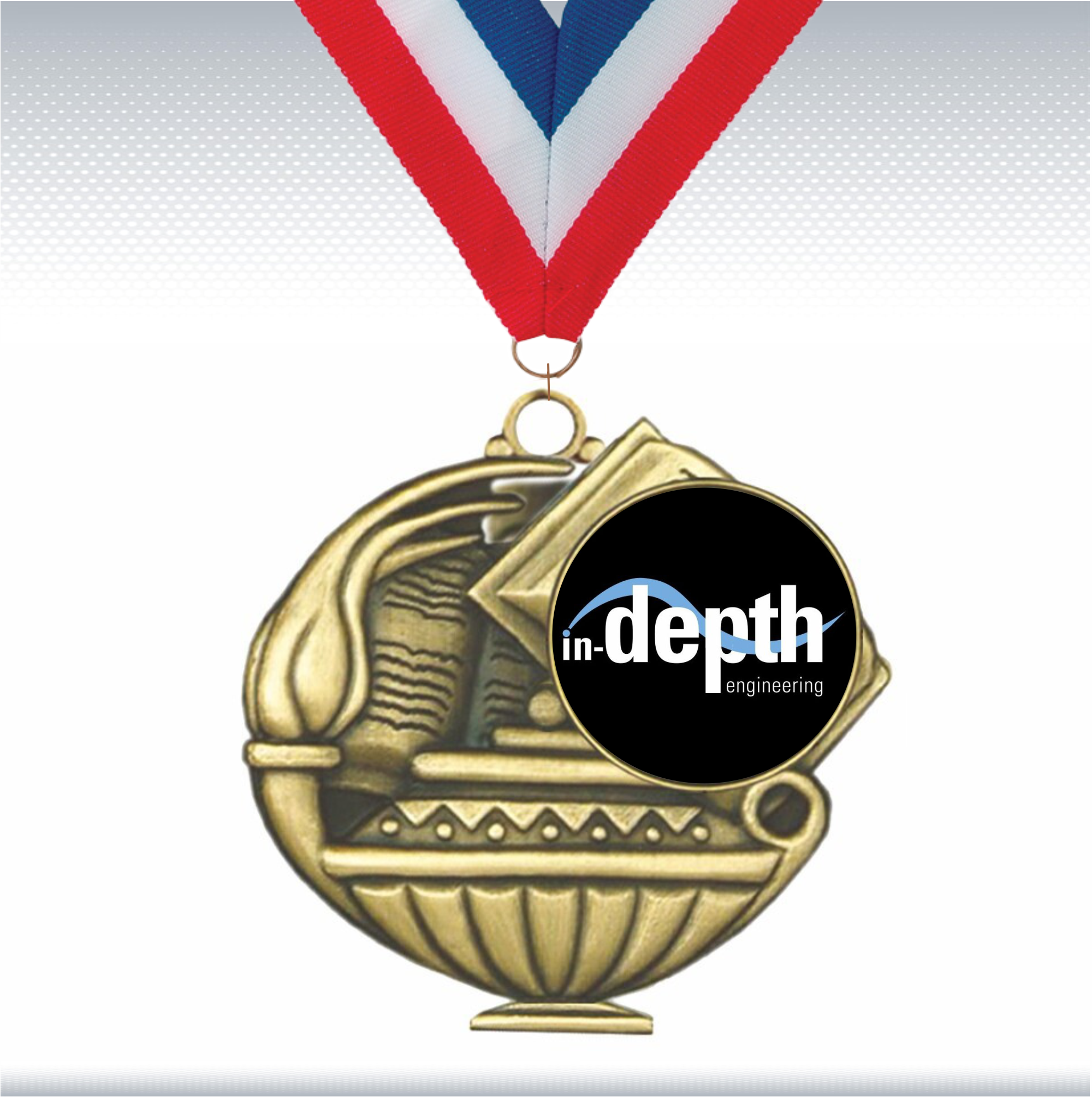 2 1/4" Scholastic Medals w/ 1" Custom Insert 7