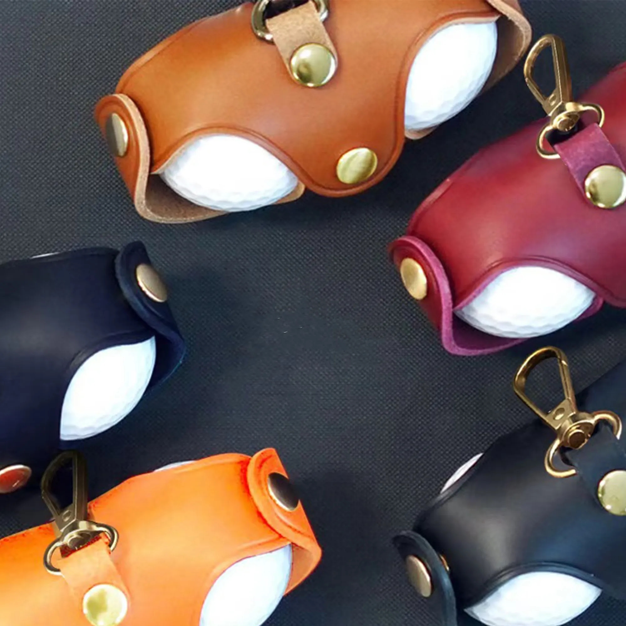 New Leather Golf Bag With Customizable Logo 1