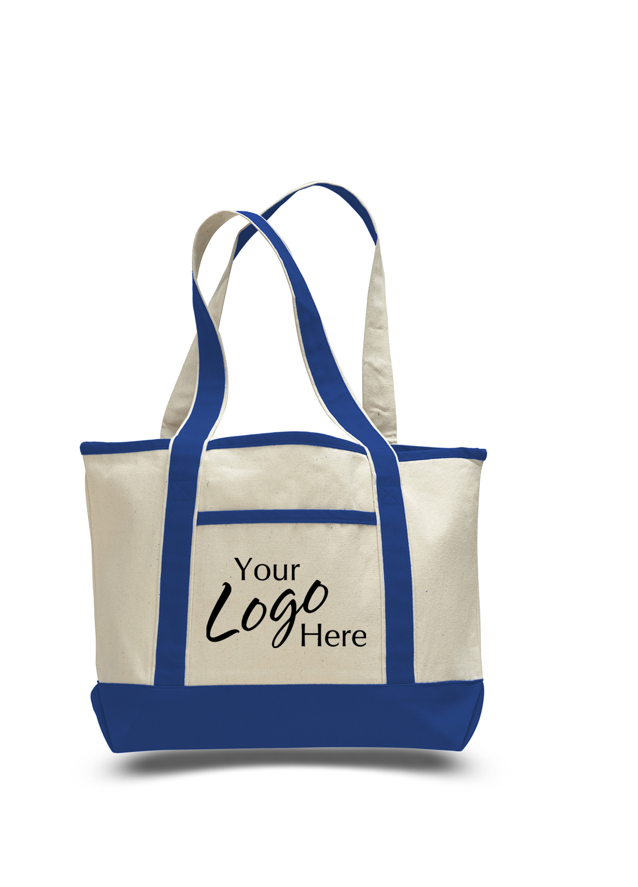 Canvas Small Deluxe Tote Bag 18.5" W x 12" H with 5.5" Gusset 14