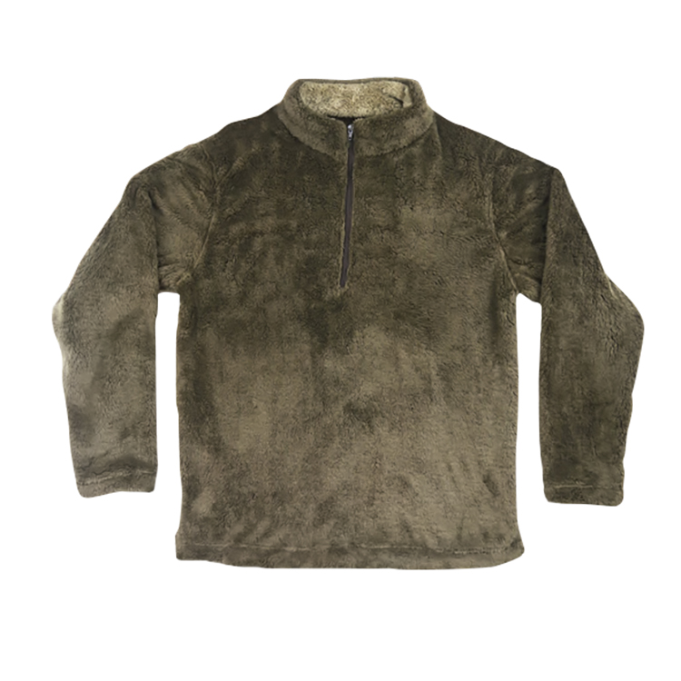 Half-Zip Deep Pile Fur Fleece Pullover, custom hoodie or sweatshirt with logo imprint 6