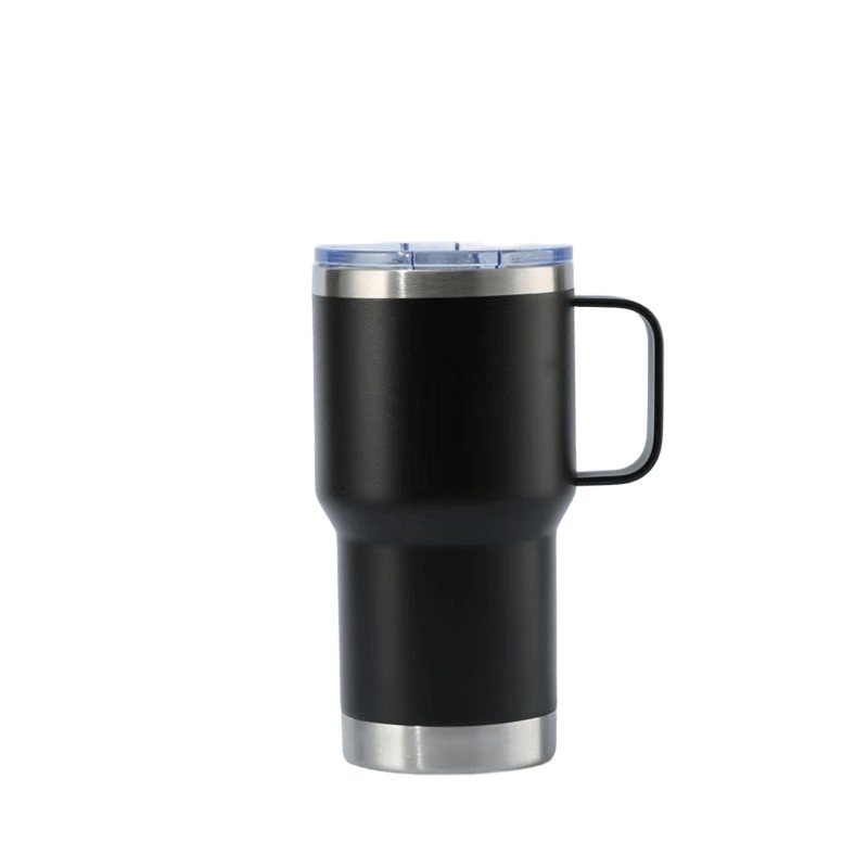 20 oz Stainless Steel Tumbler W/ Lid & Handle 10