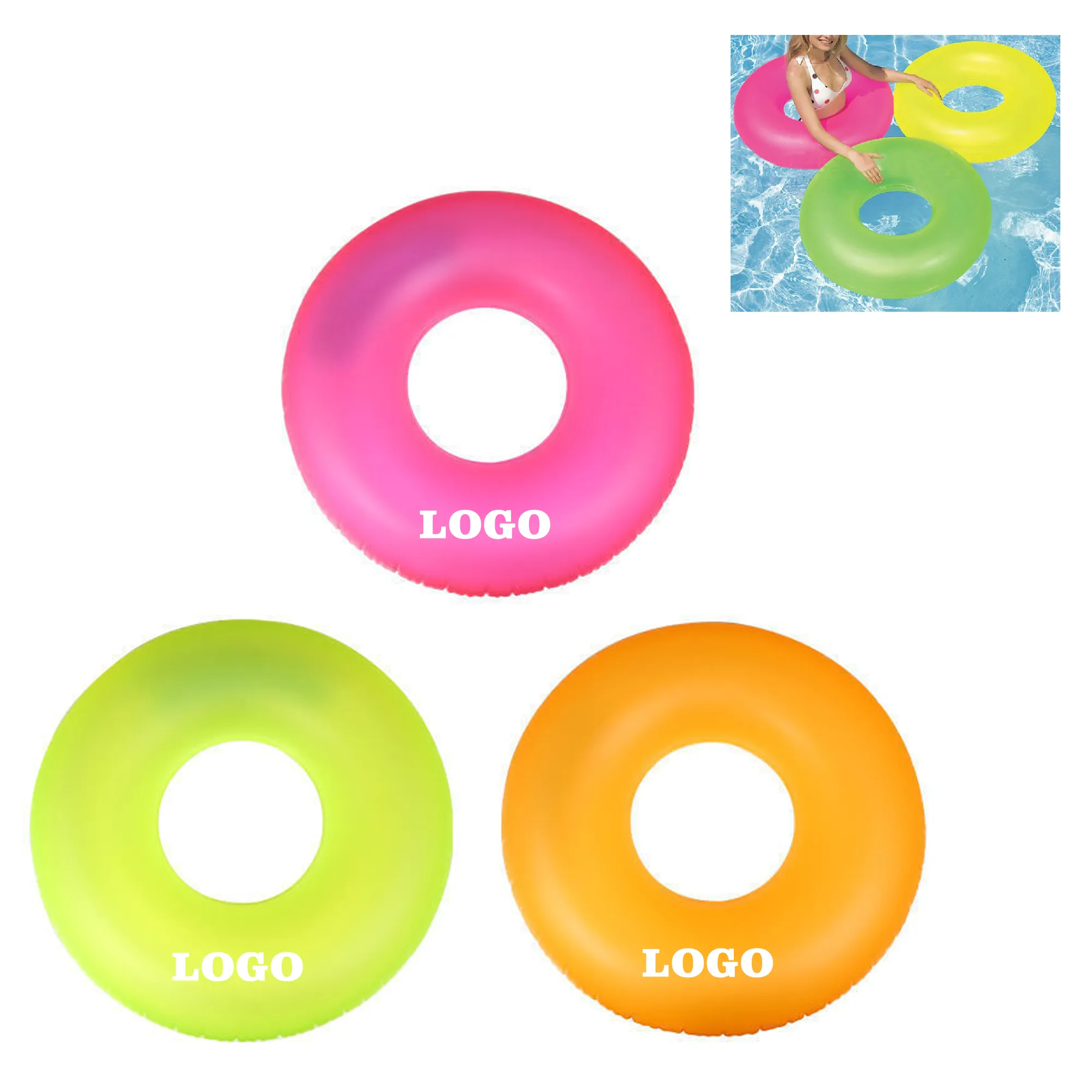 35" Inflatable Swim Ring