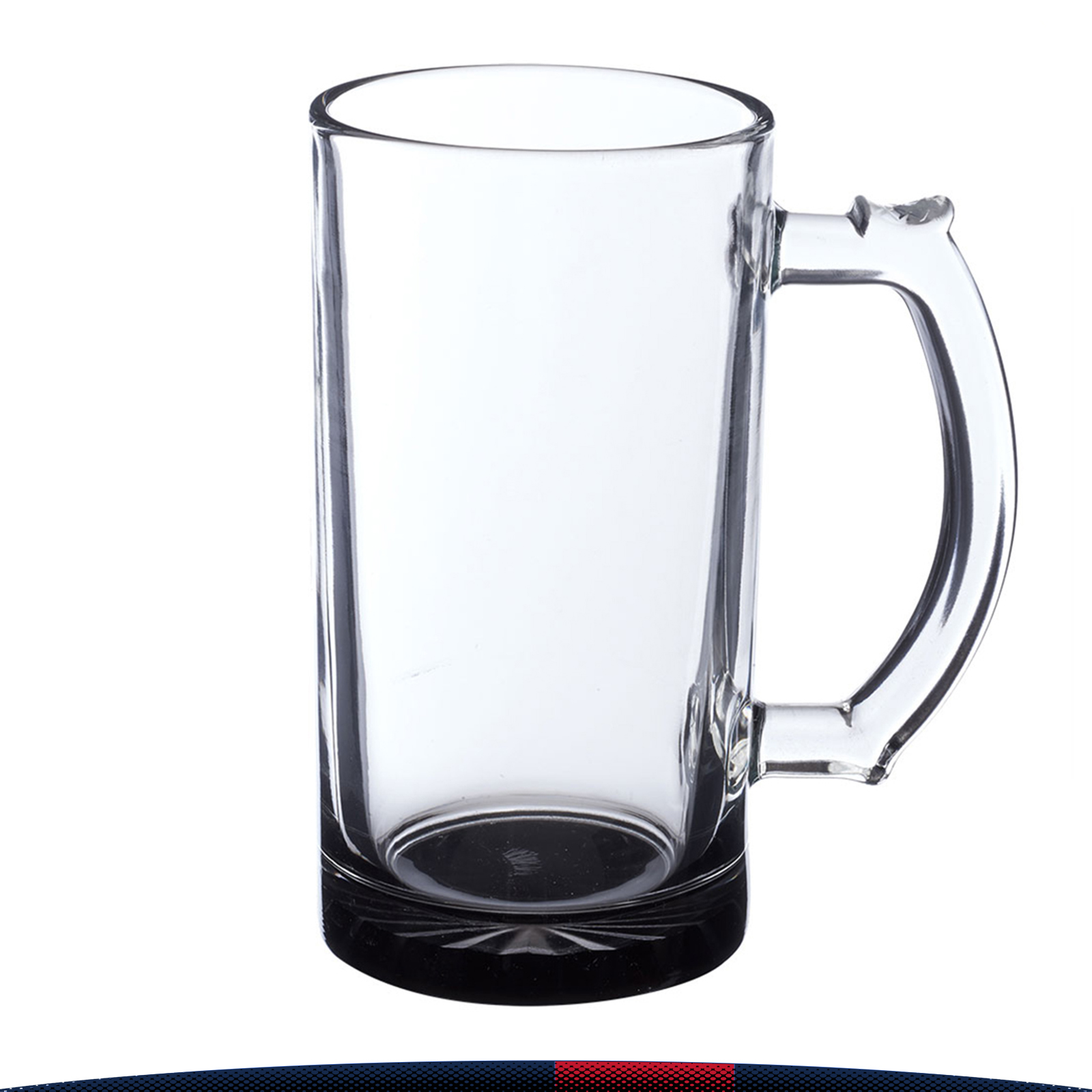 16 oz. Multicolored Bottom Beer Glasses 3