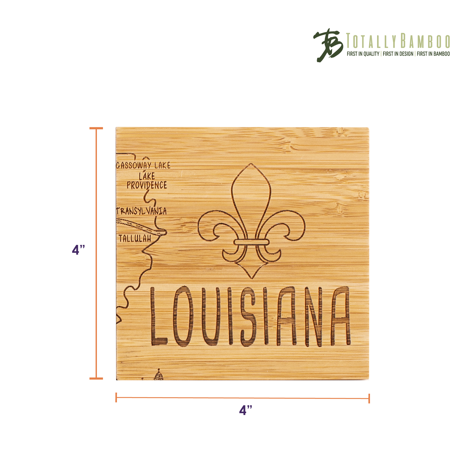 Louisiana Puzzle Coaster Set 11