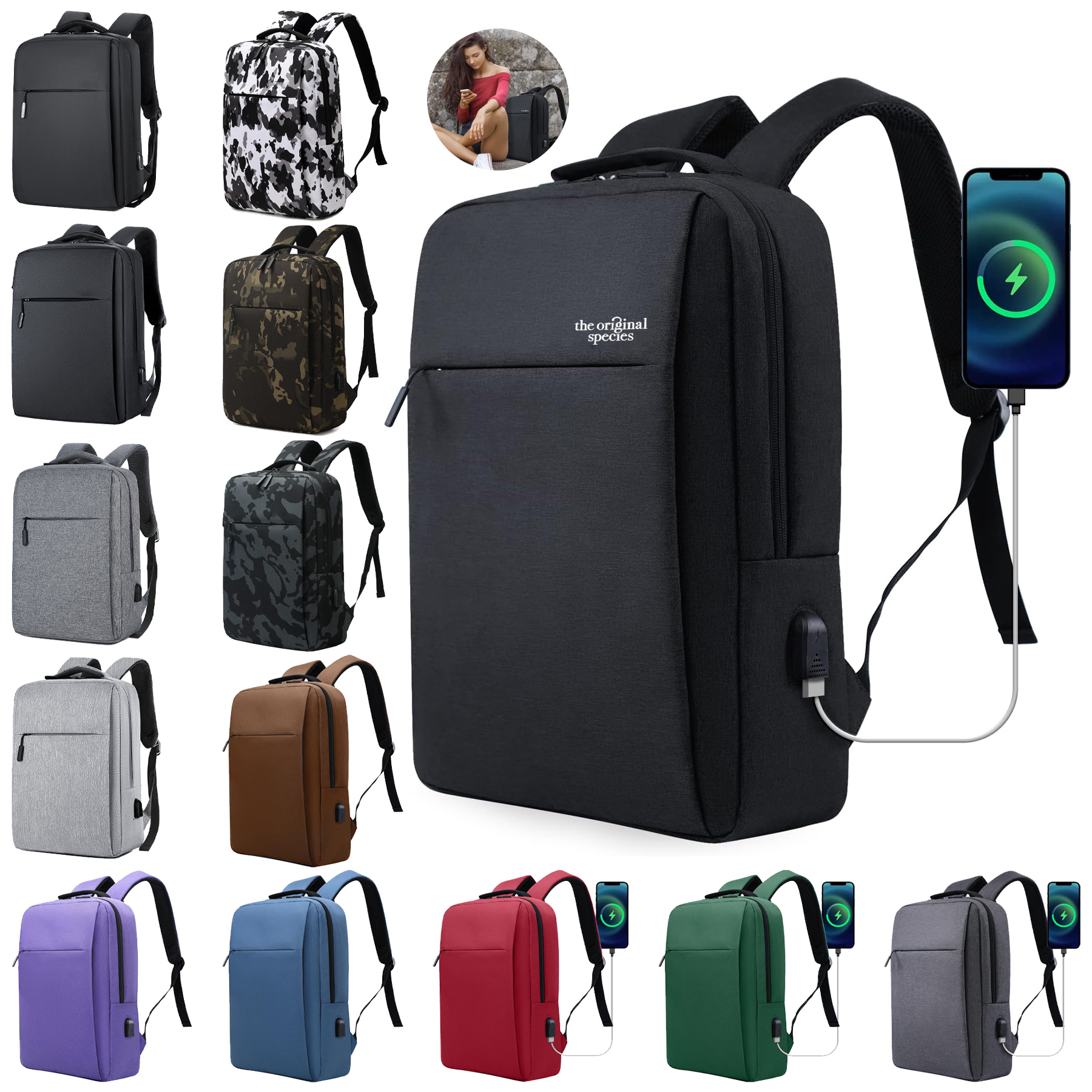 Usb Laptop Backpack 2