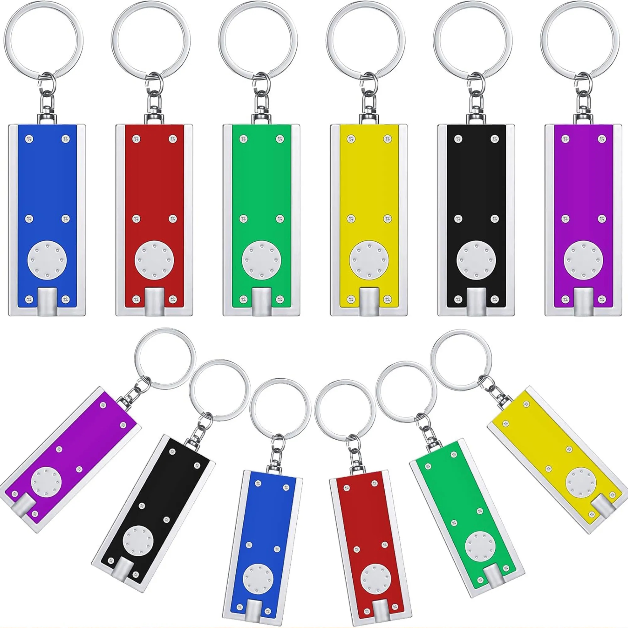 Compact & Powerful ABS LED Keychain Flashlight for Everyday 6