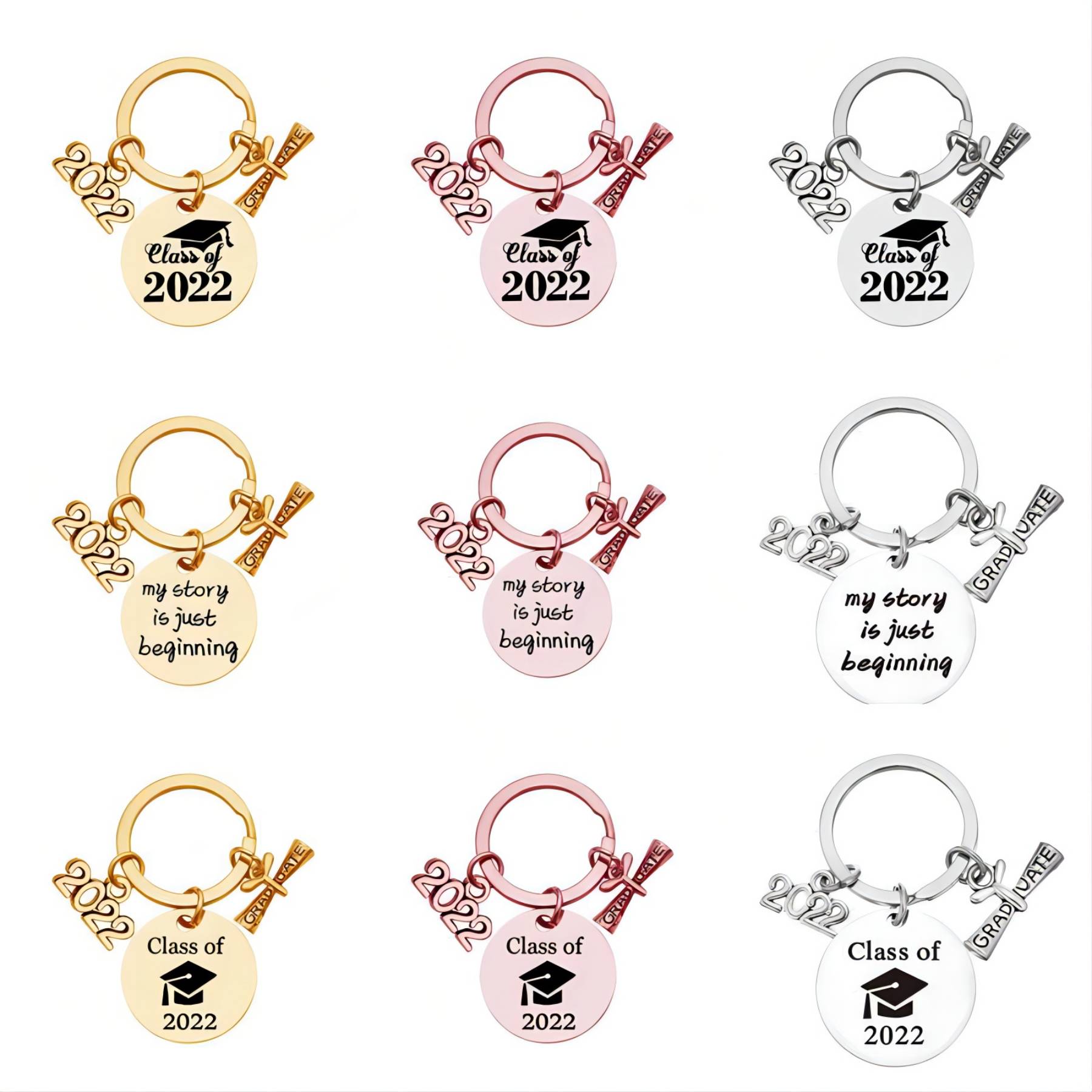 Class of 2022 Graduation Keychain 2