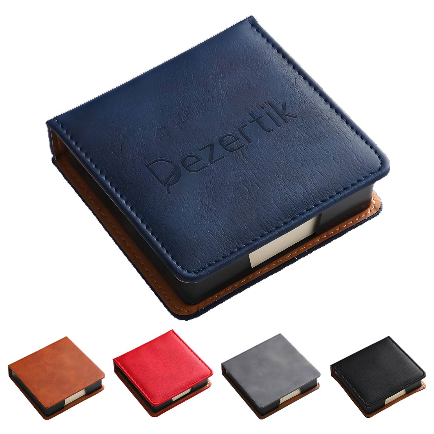 Innovative Imitation Leather Business Memo Storage Box