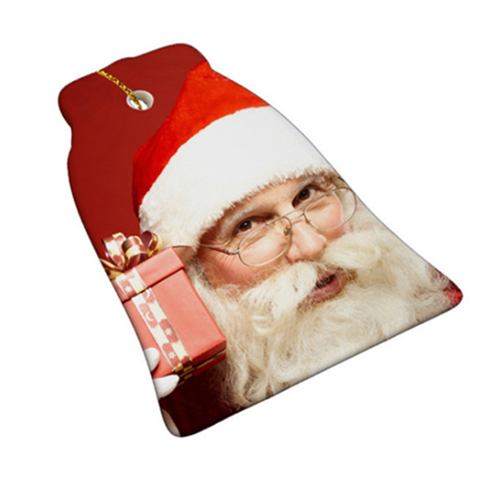 Bell Shape Ceramic Christmas Ornament 5