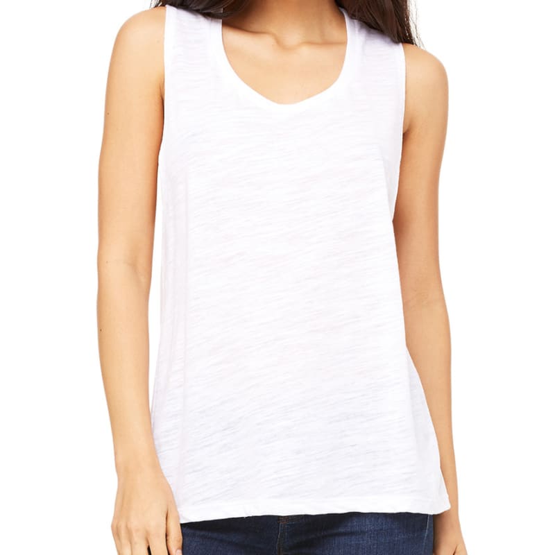 Bella Ladies Flowy Scoop Muscle Tank 8