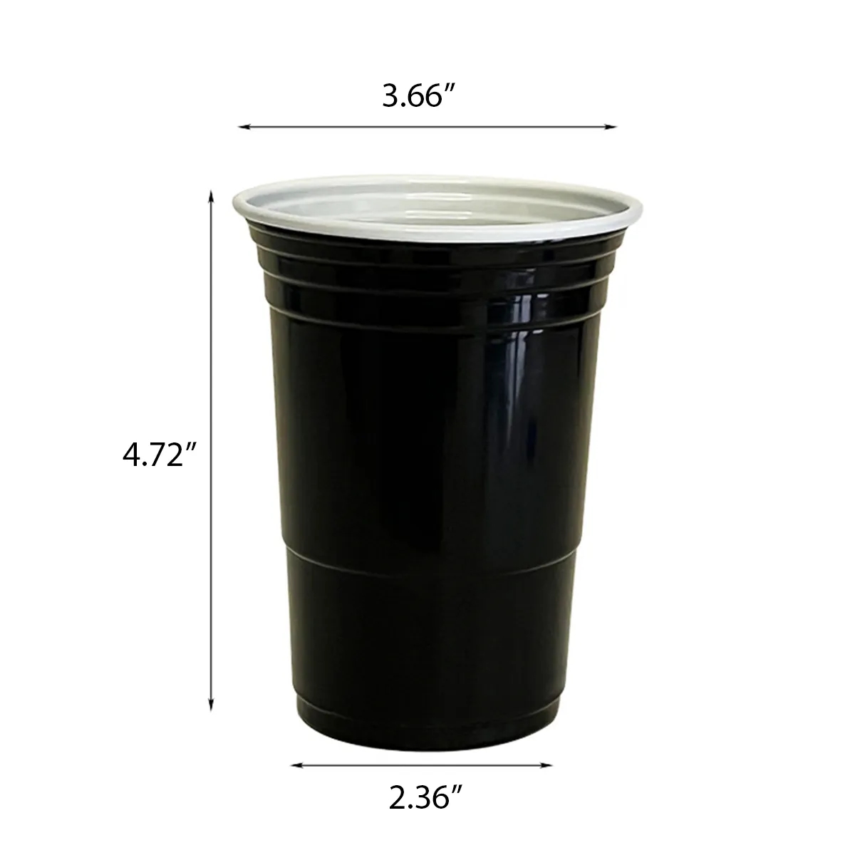16oz. Stadium Soda Water Plastic Cups for Party Disposable 12