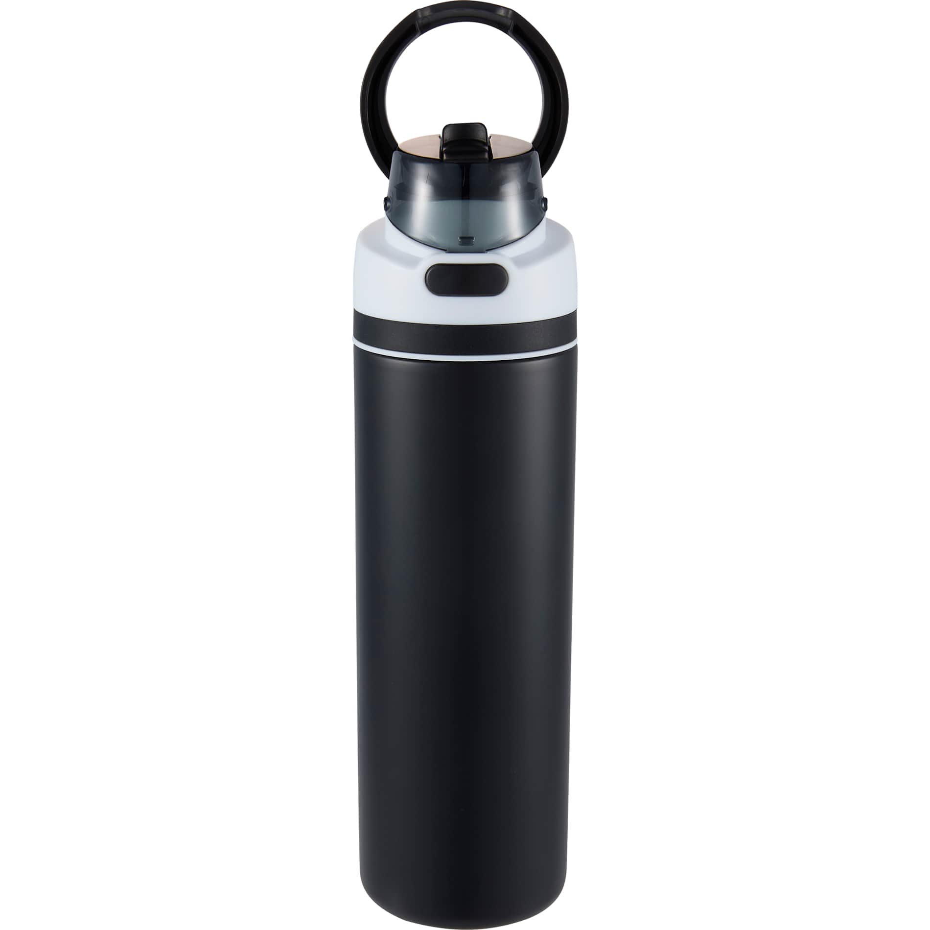 Elvin 28oz Recycled Stainless Flip Straw Bottle, custom water bottle with logo imprint 127