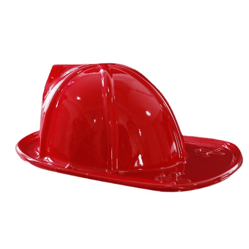 Custom Children Plastic Fire Chief Hat 5