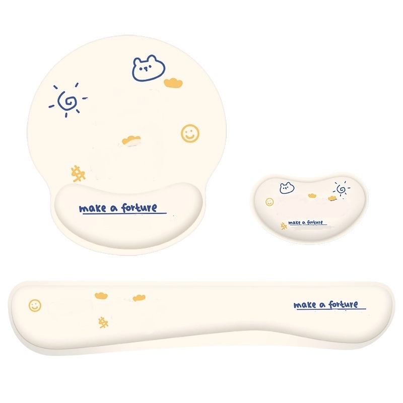 Memory Foam Mouse Pad Mat with Wrist Rest 6