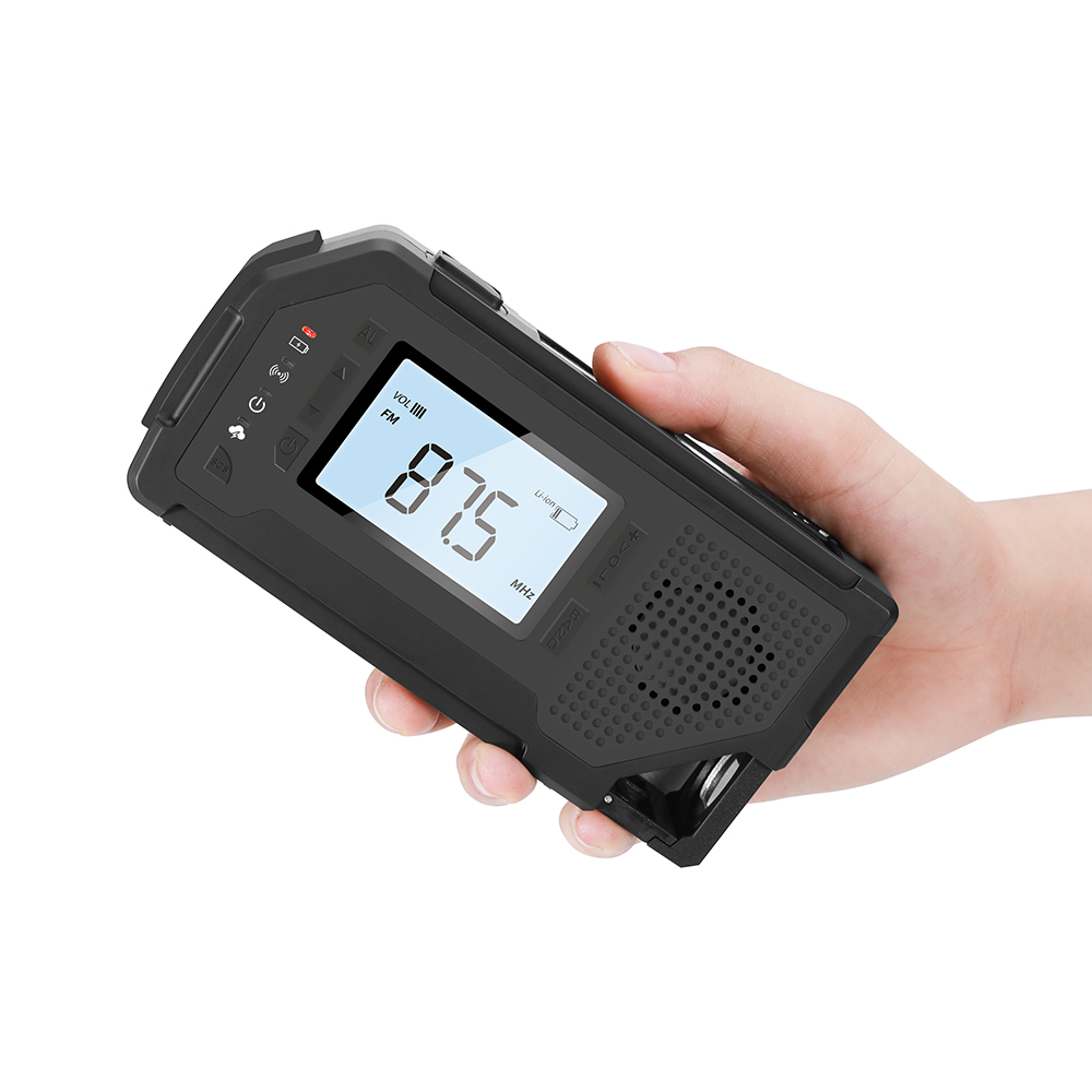 ResQ Emergency Weather Alert Radio – AM/FM/NOAA, 2000mAh Power Bank, Solar & Hand Crank 42