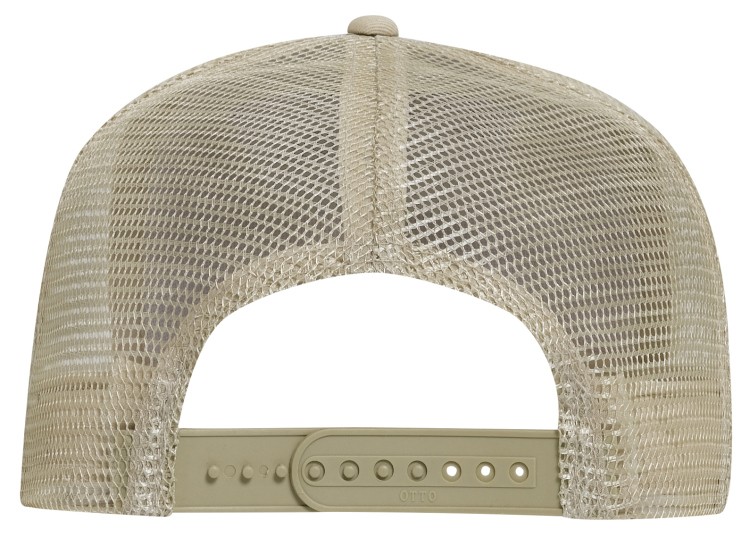 OTTO CAP® 5 Panel Mid Profile Mesh Back Trucker Hat 2