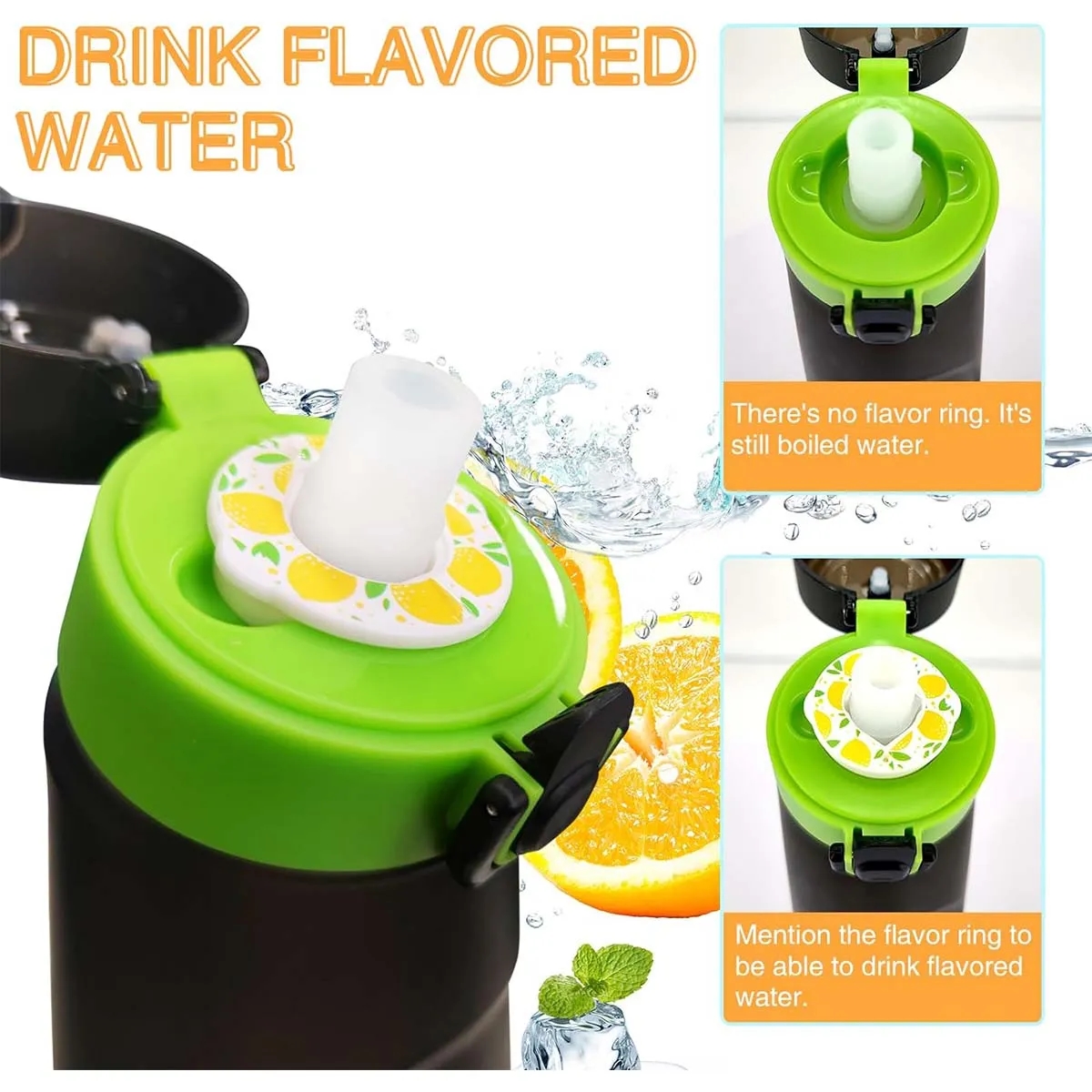 750ML BPA Free Flavour Capsules Air Drinking Water Bottle 1