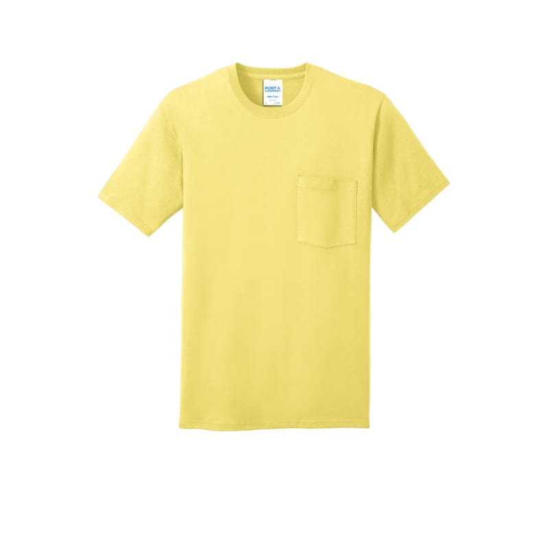 Port & Company Core Cotton Pocket Tee. 15