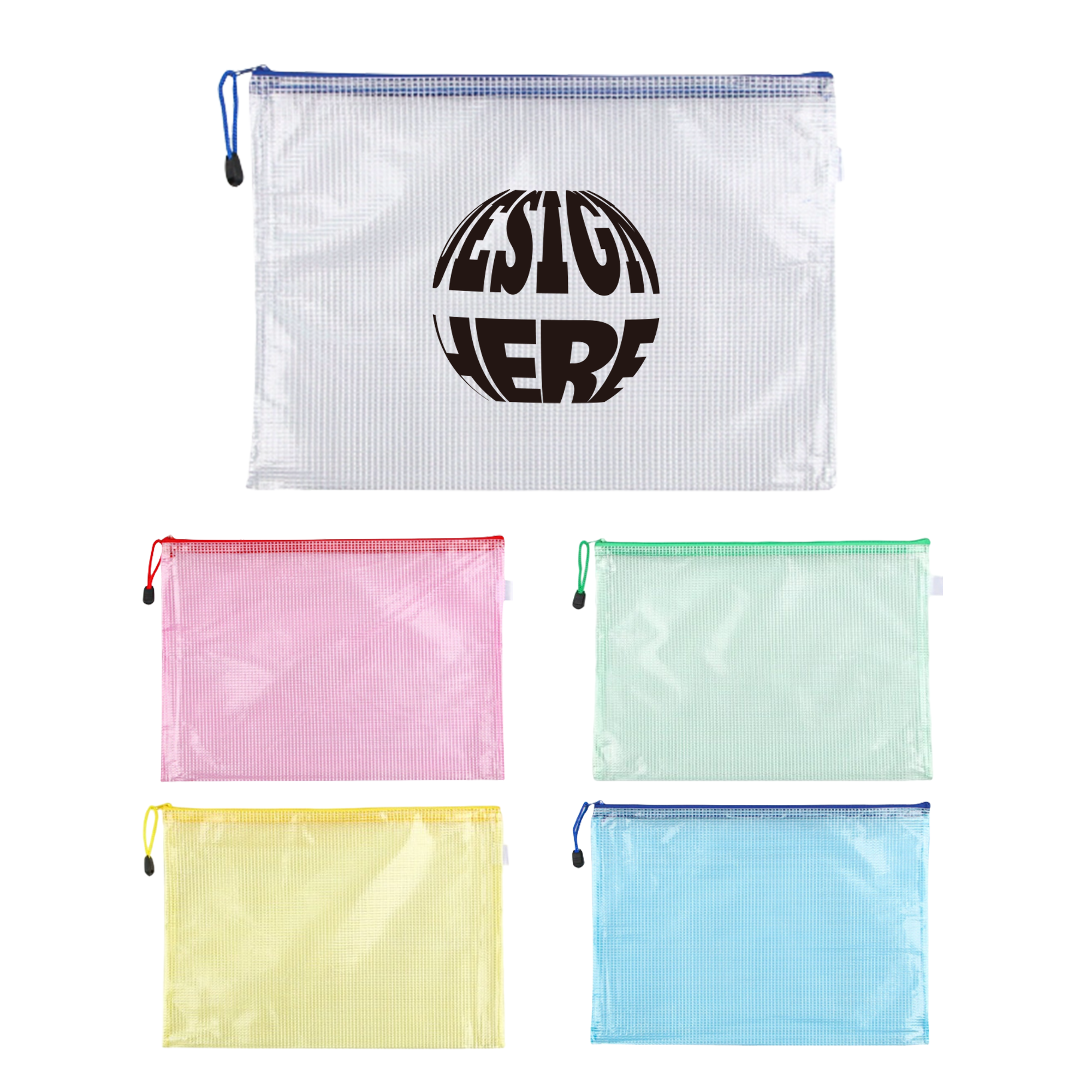 Waterproof Zipper File Bag For Documents MOQ100 4