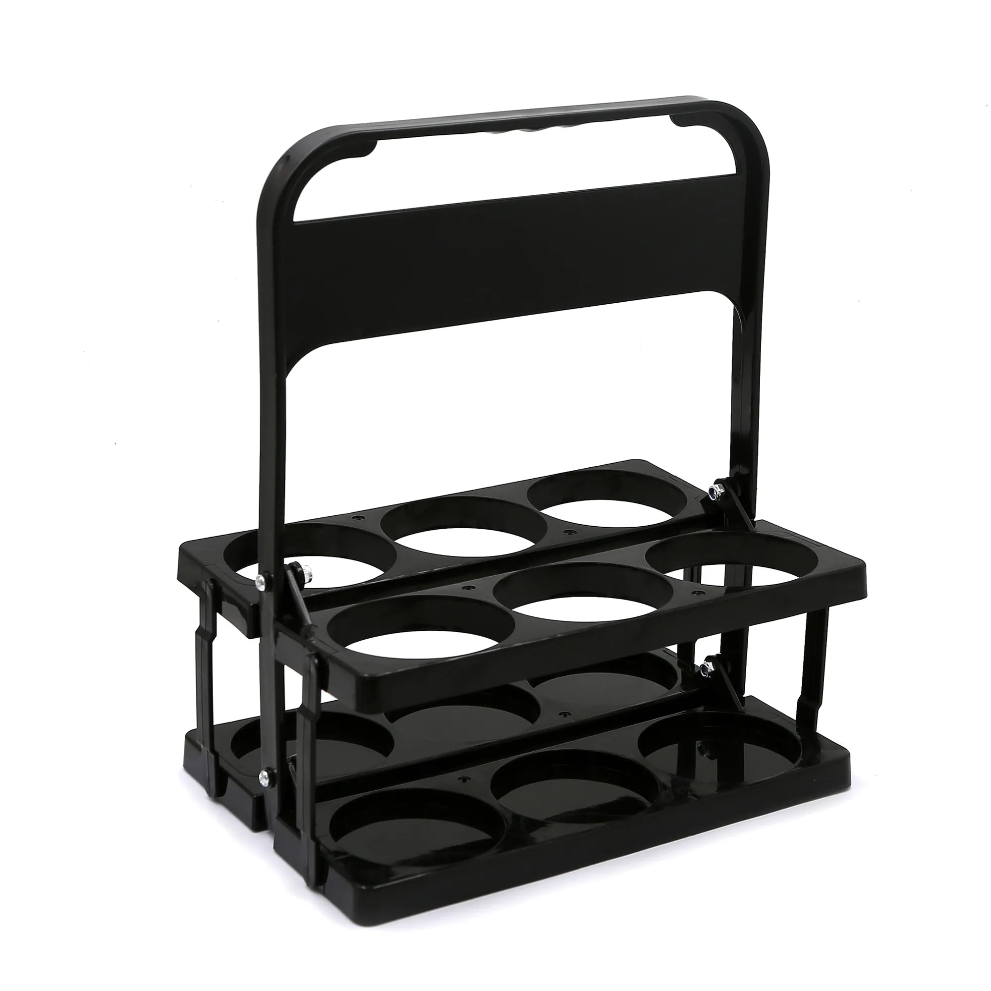 Plastic Foldable Beer Bottle Basket Holder 2
