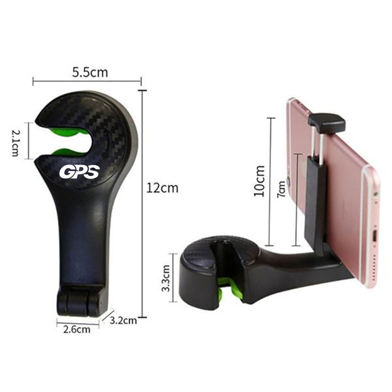 Car Headrest Bag Hanger Magnetic Phone Holder 2