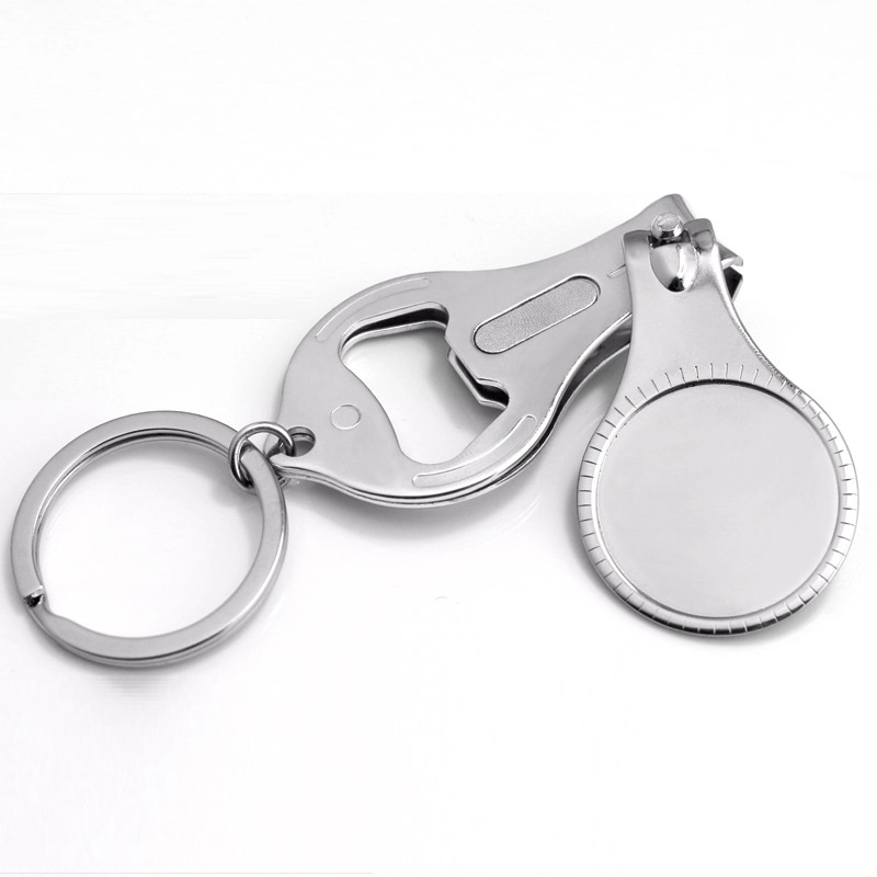 Nail Clipper w/Bottle Opener Key Chain 2