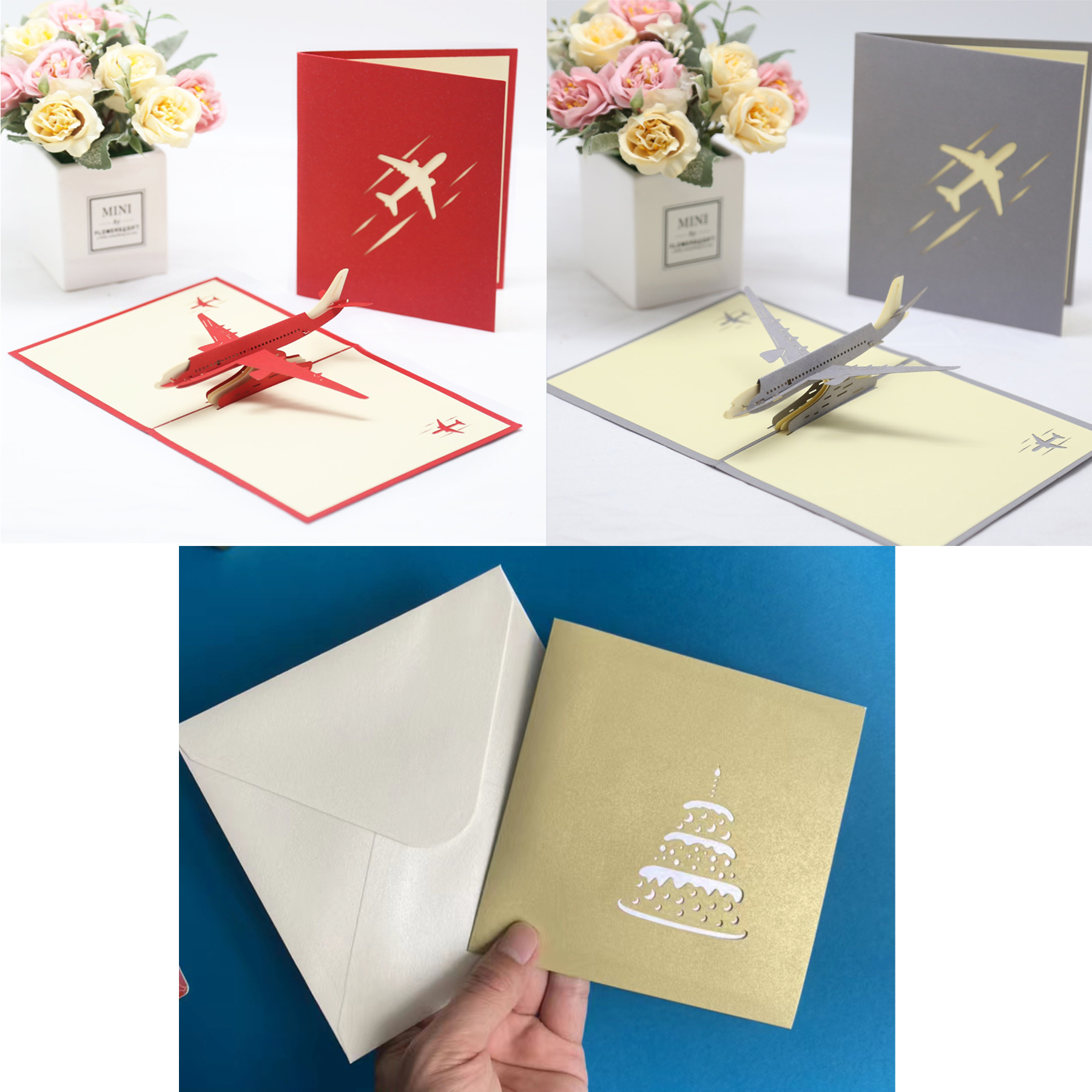 Jet Airplane Pop Up Card 2