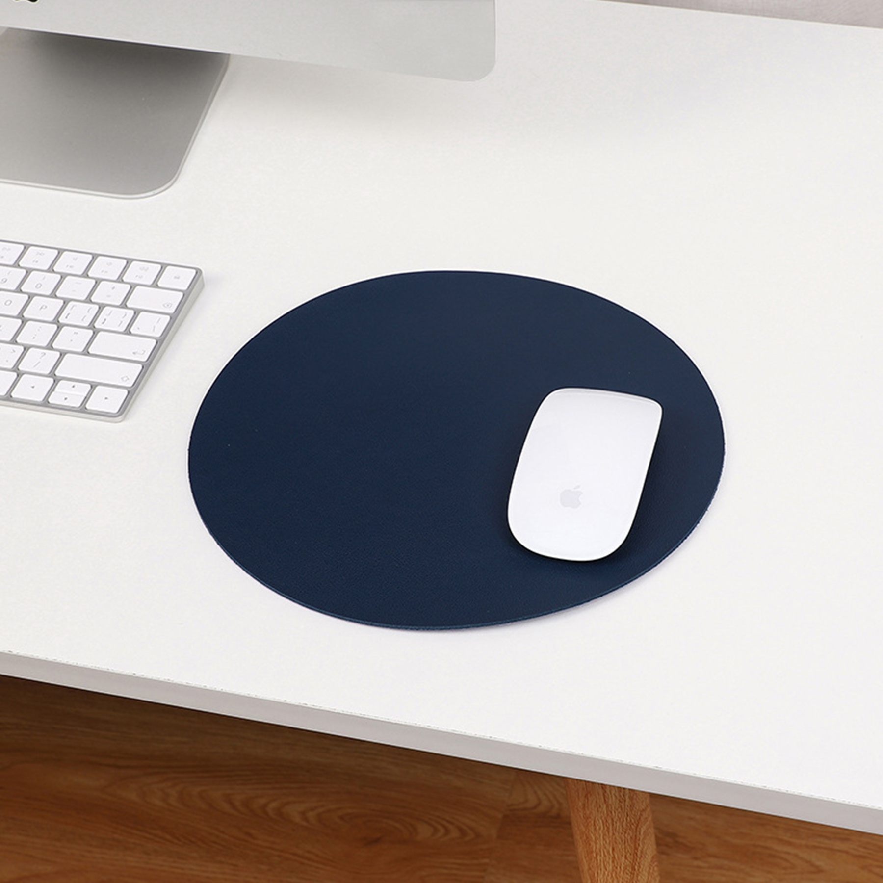 PU Leather Round Mousepad 4