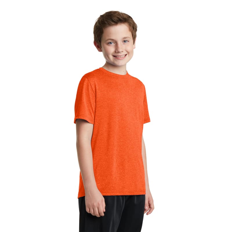 Sport-Tek Youth Heather Contender Tee. 2