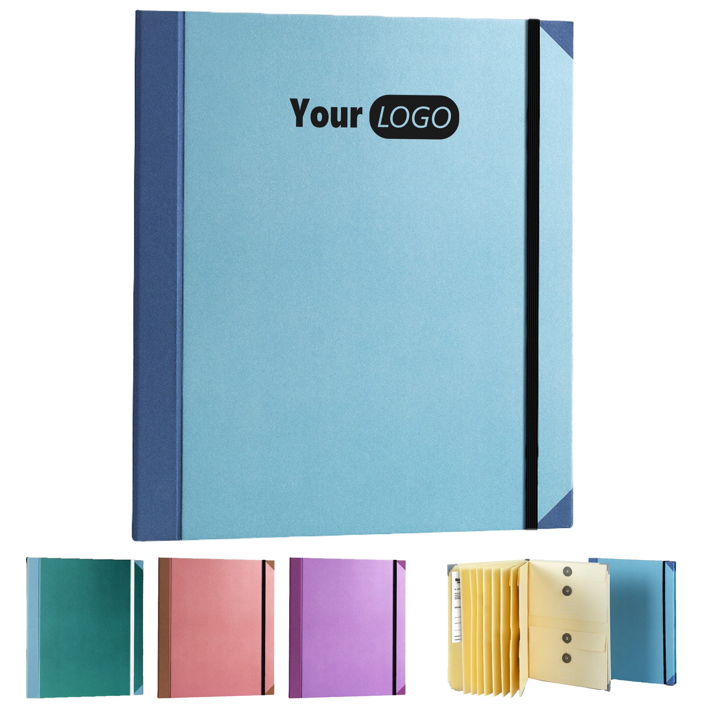 Pvc Stylish Expanding File Folder With Secure Closure For Everyday Use 2