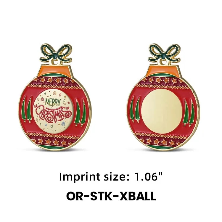 2.5" Custom Stock UV Printing Ornaments 2