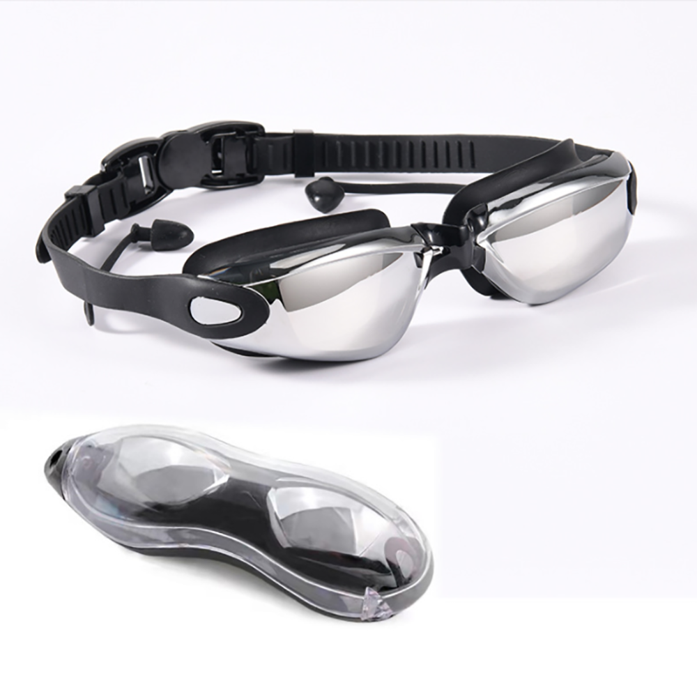 Adult waterproof silicone swimming goggles 2
