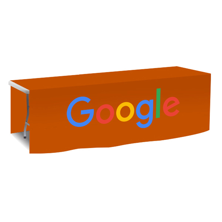 96 in. x 88 in. PolyKnit Table Drop (Full Color Logo) 31
